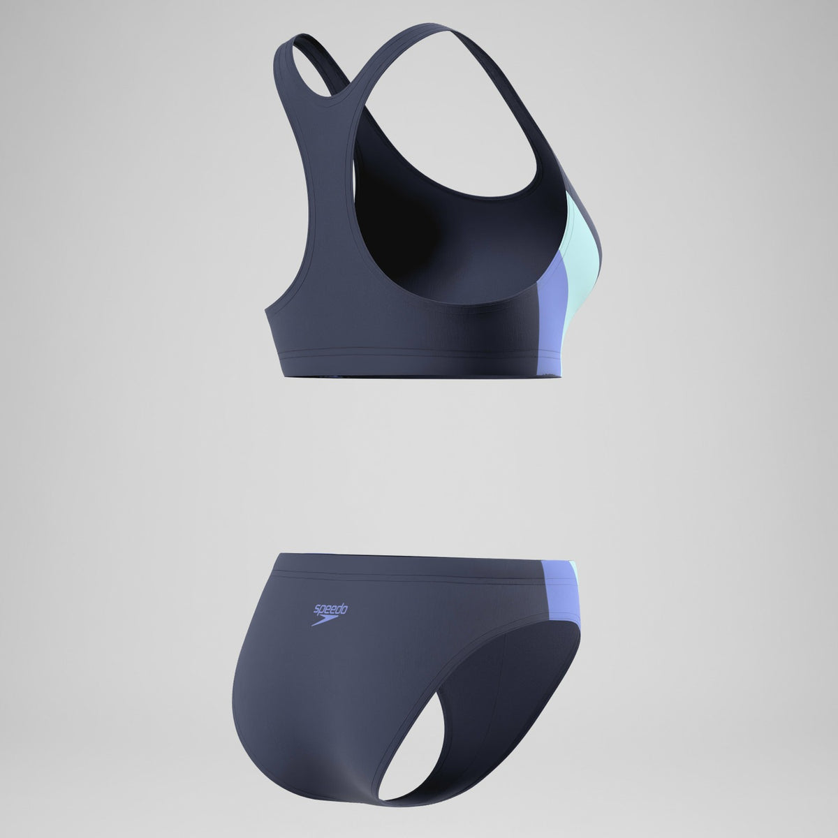 Colourblock Bikini Set Navy/Blue | Speedo