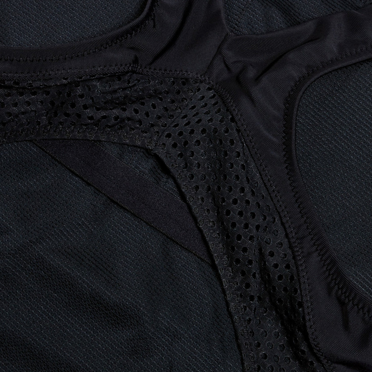 Solid Scoop Mesh One Piece Black | Speedo