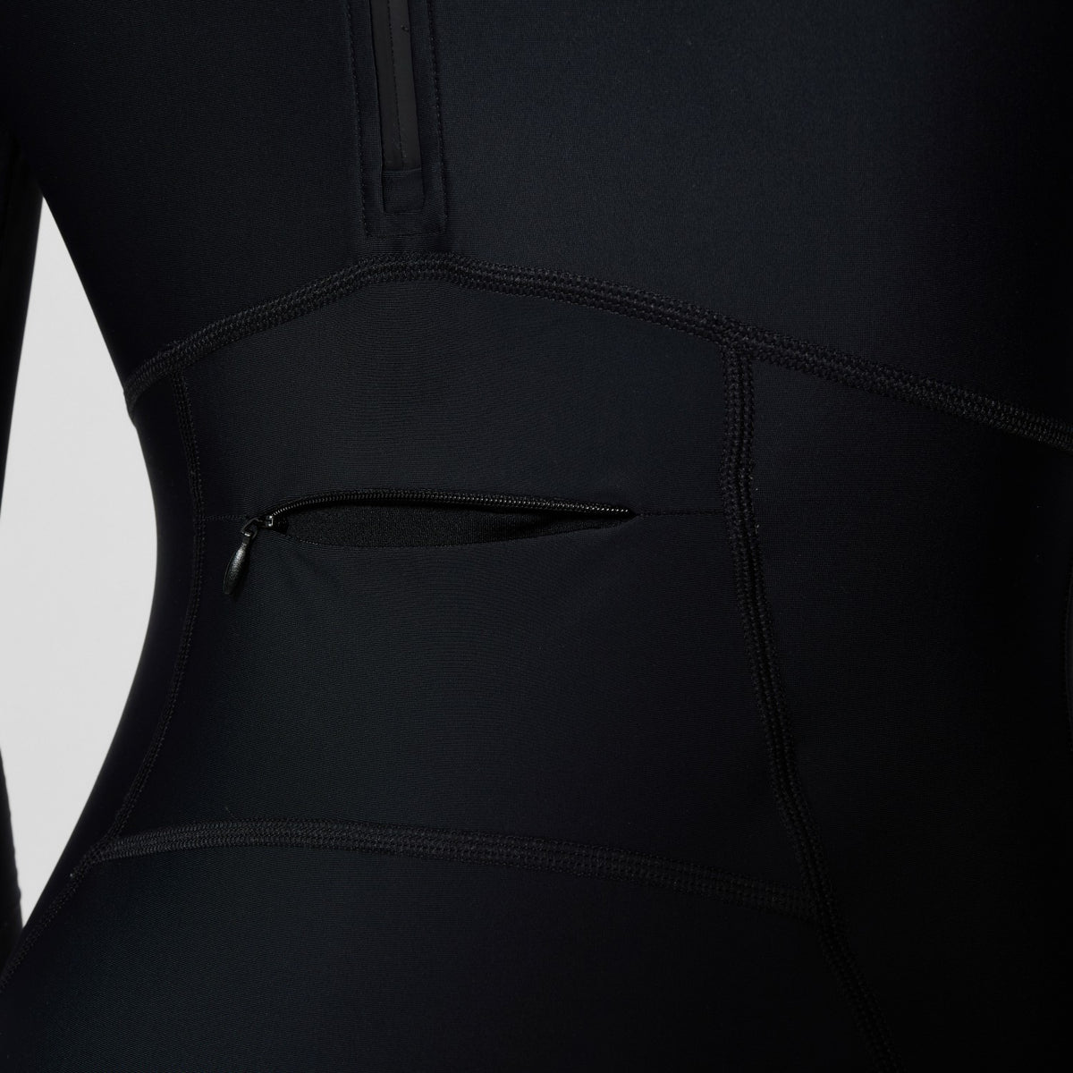 Ocean Flex Long Sleeve Zip Swimsuit Black | Speedo