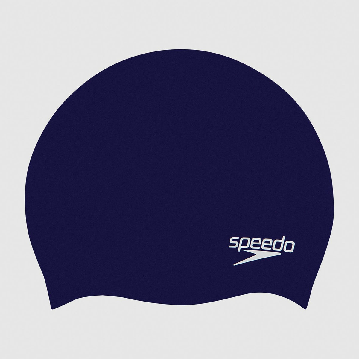 Junior Plain Moulded Silicone Cap Navy | Speedo