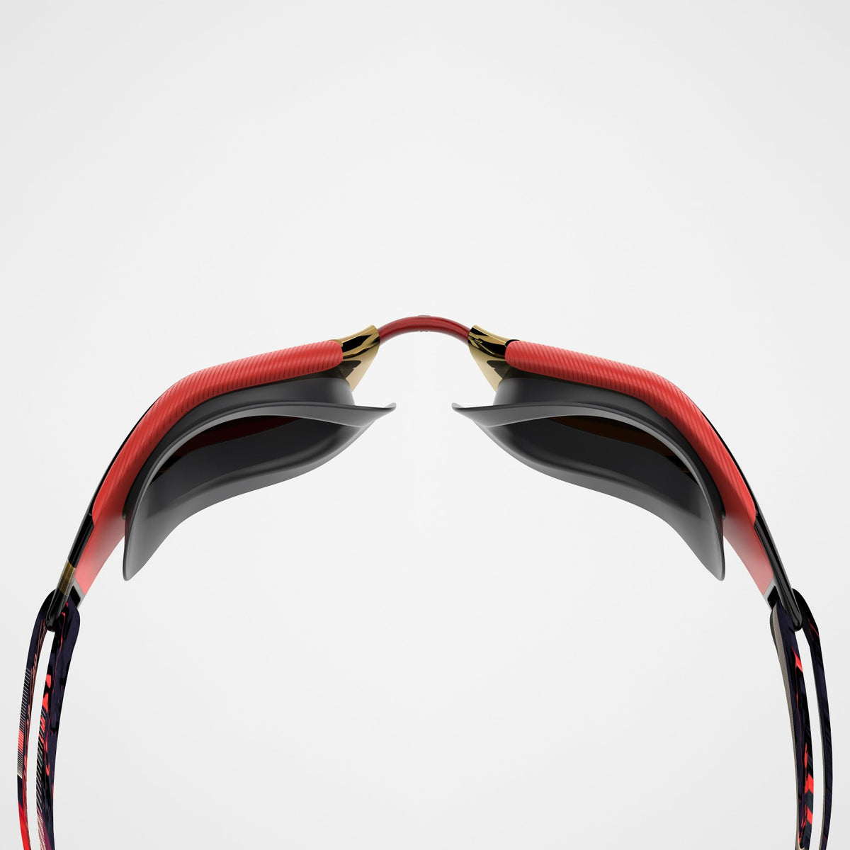 Adult Fastskin Hyper Elite Mirrored Goggles Smoke/Red | Speedo