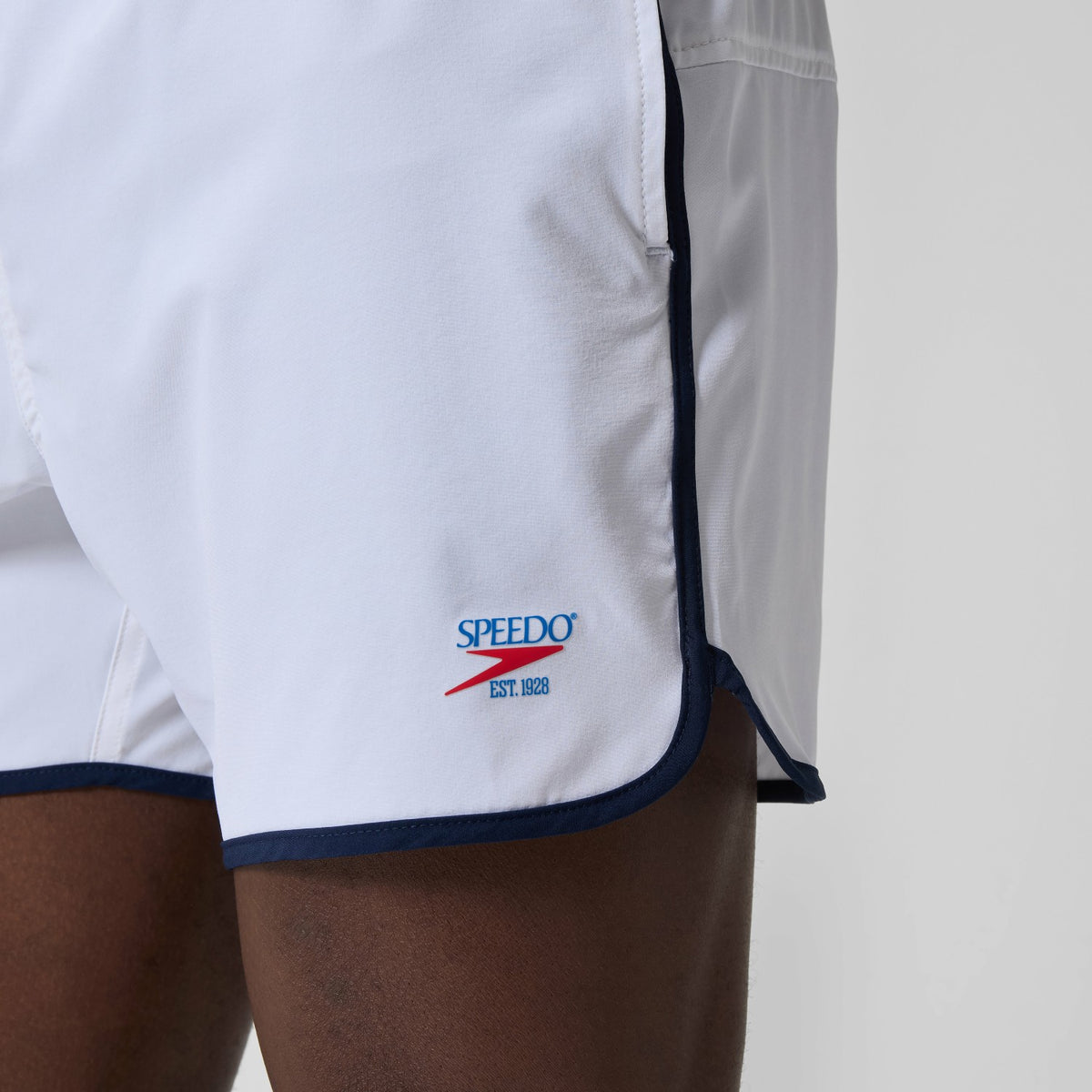 Jetstream Logo Swim Shorts White/Navy | Speedo