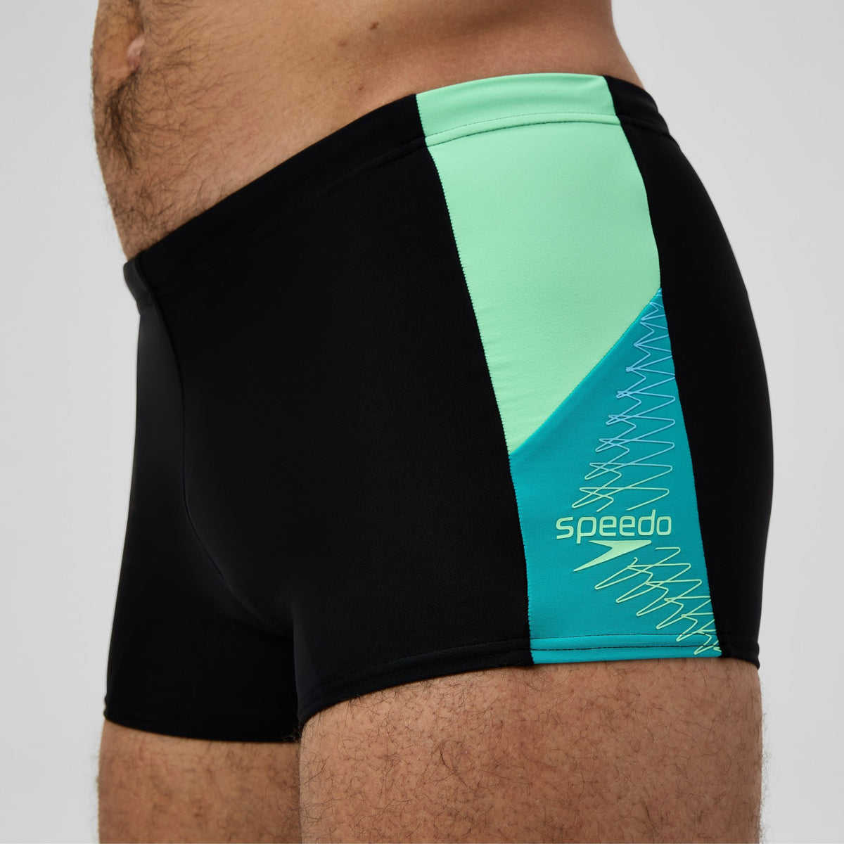 Dive Aquashorts Black/Turquoise | Speedo