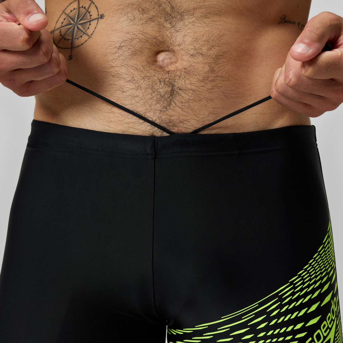 Medley Logo Aquashorts Black/Yellow | Speedo