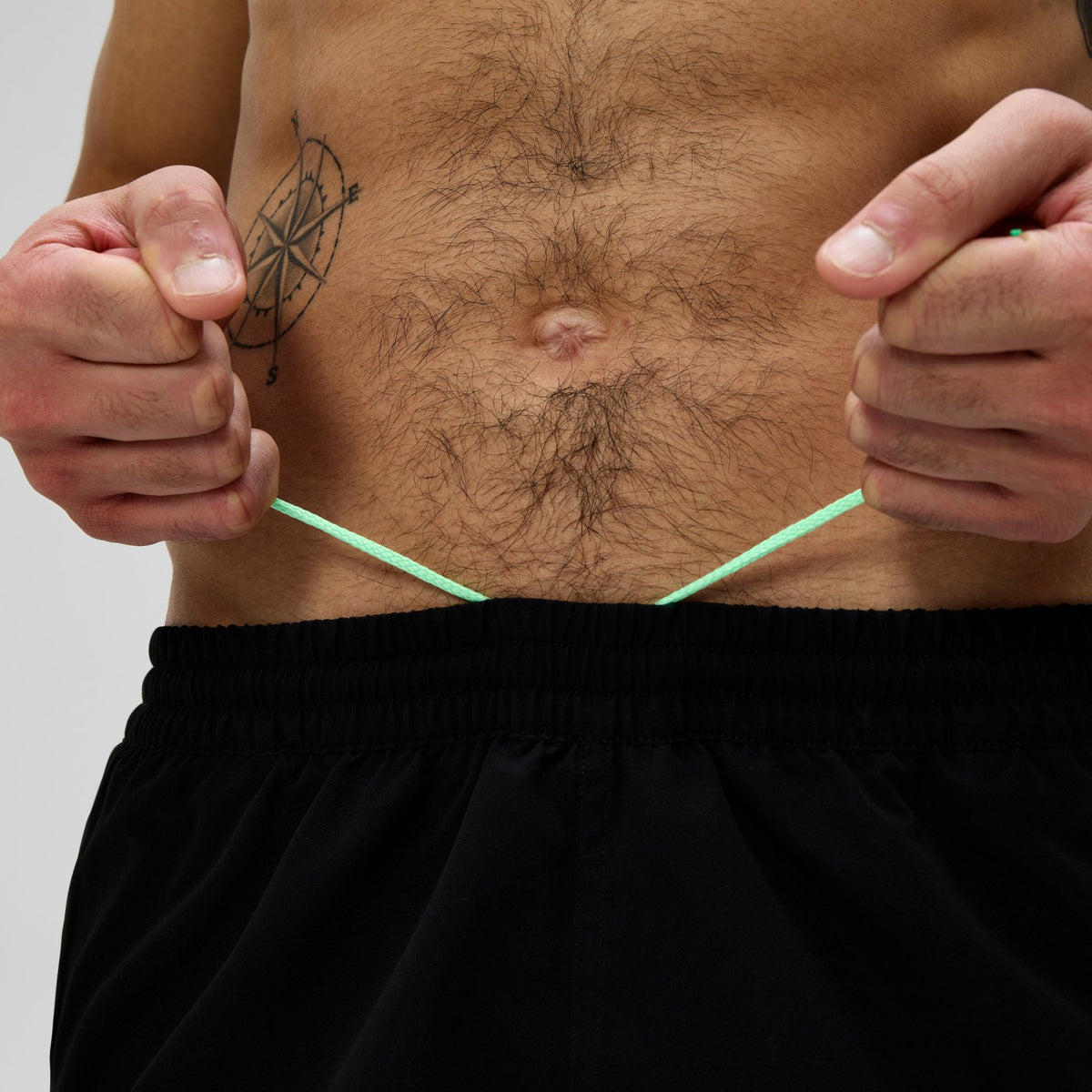 Hyperboom Splice Swim Shorts Black/Green | Speedo