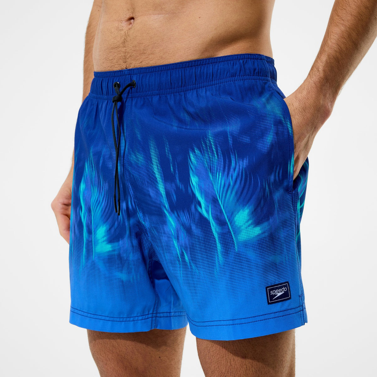 Redondo Edge Printed Swim Shorts Blue | Speedo