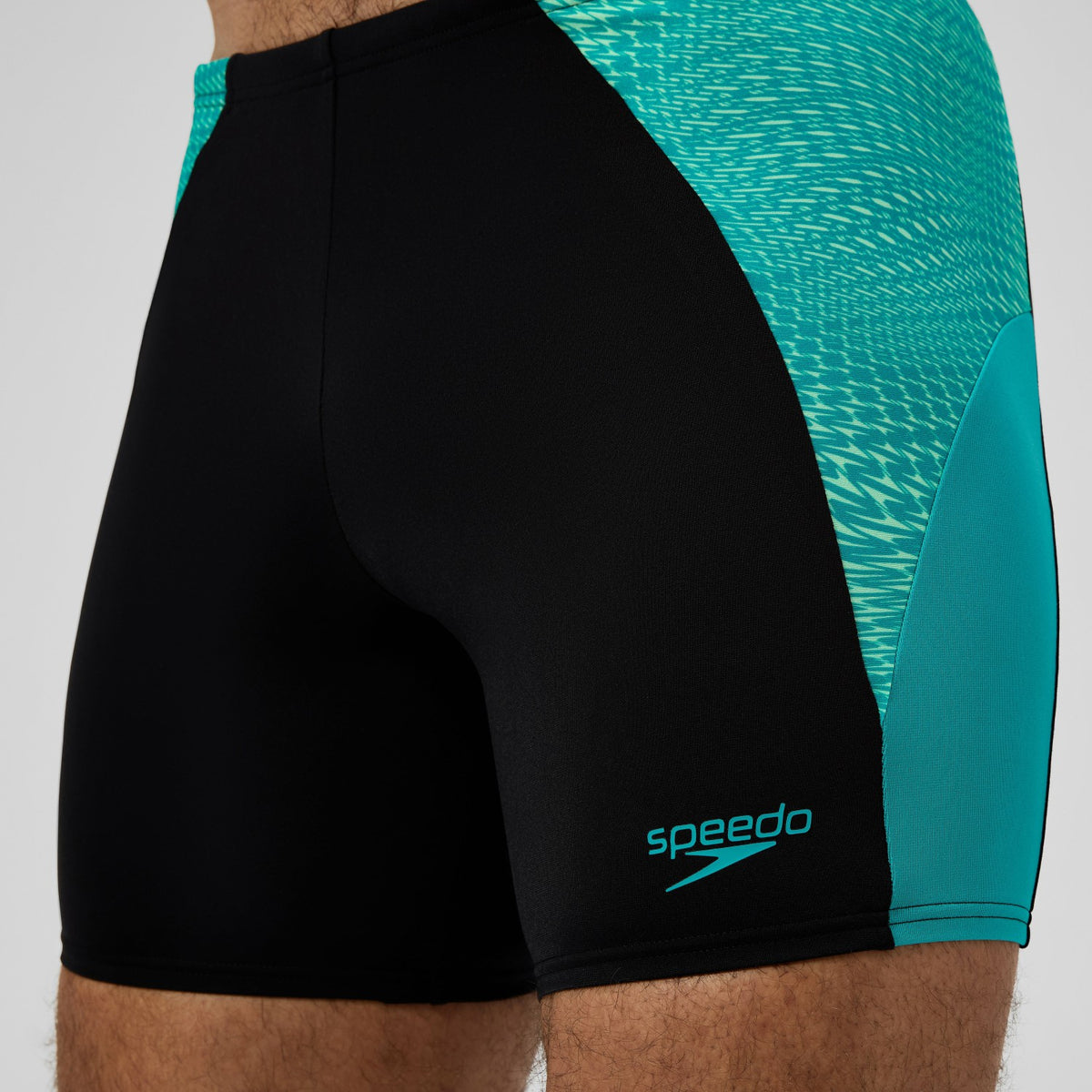 Endurance+ MAX Splice Mid Jammer Black/Turquoise | Speedo