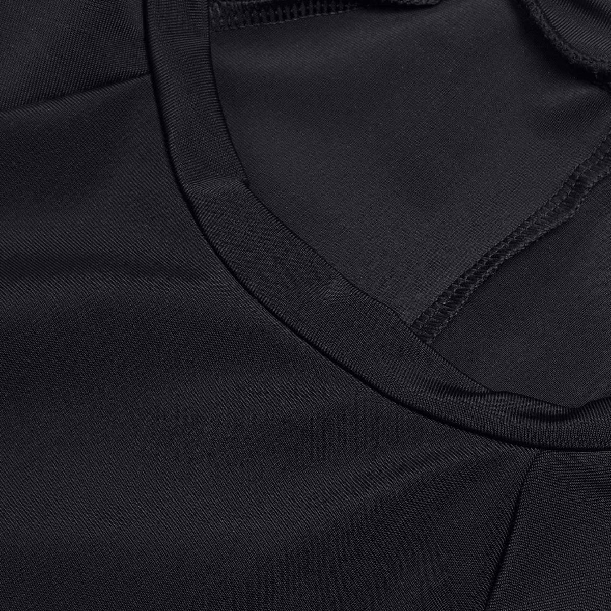 Mesh Solid Crop Top Black | Speedo