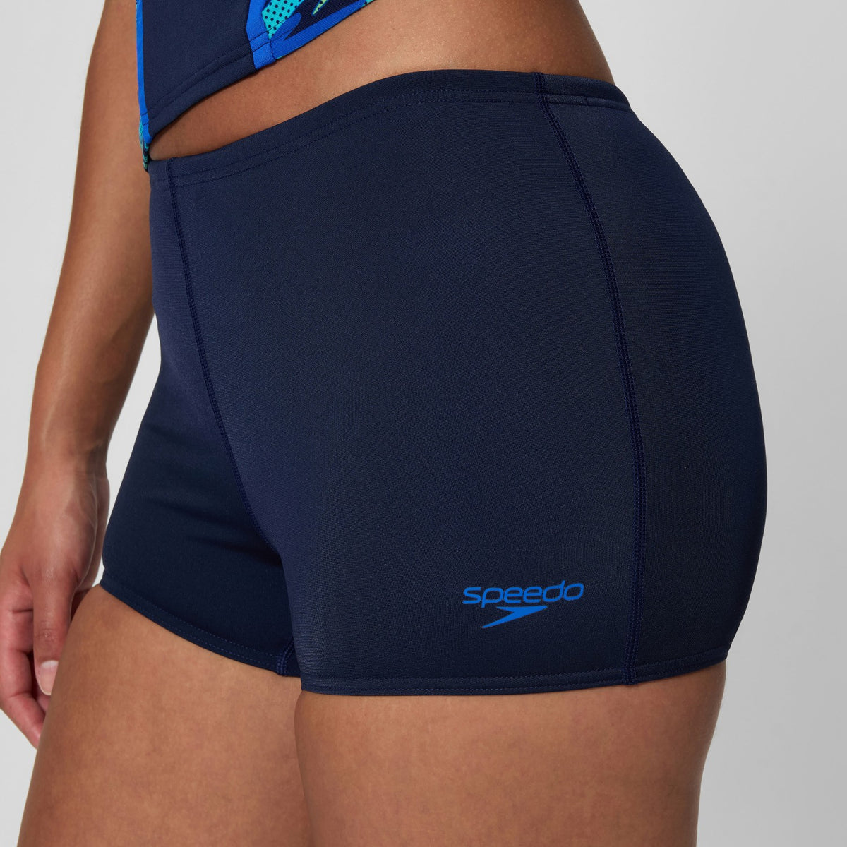 Hyperboom Splice Tankini Set Navy/Green | Speedo