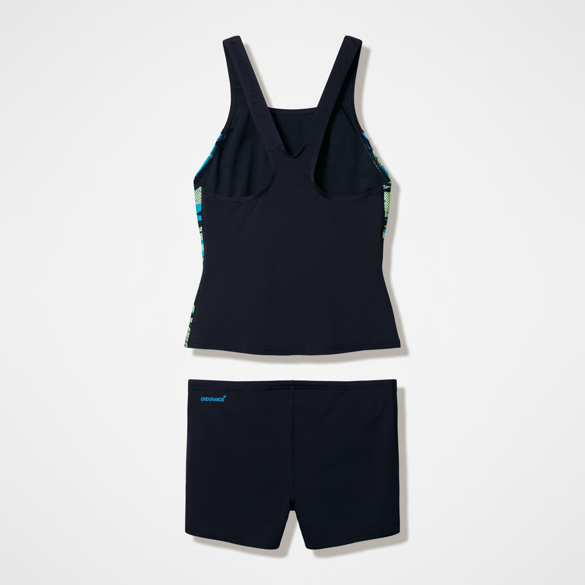 Hyperboom Splice Tankini Set Black/Turquoise | Speedo