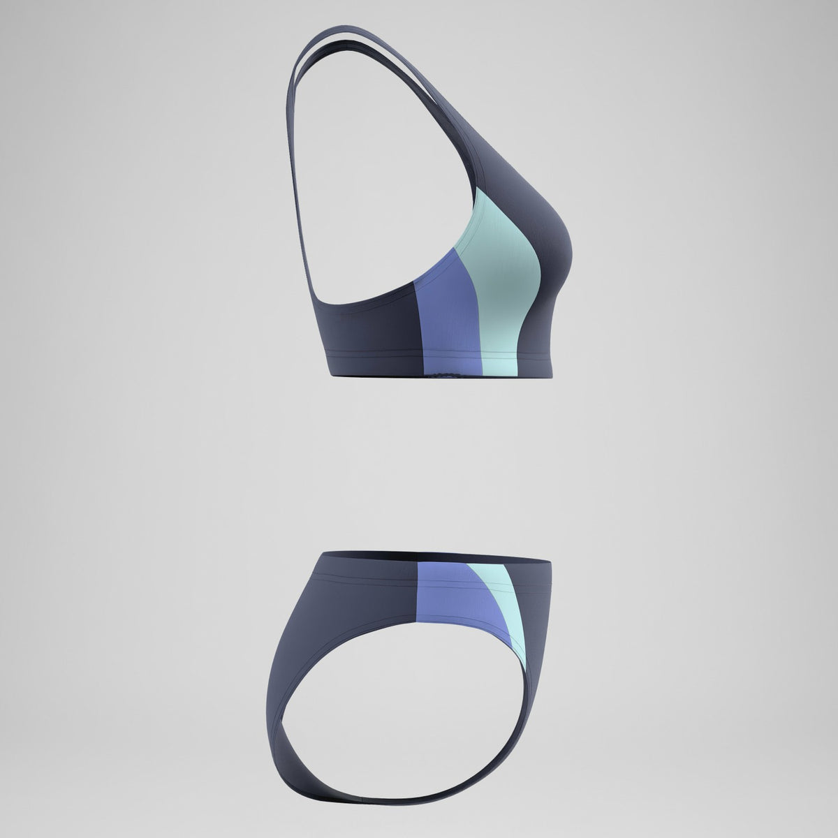 Colourblock Bikini Set Navy/Blue | Speedo