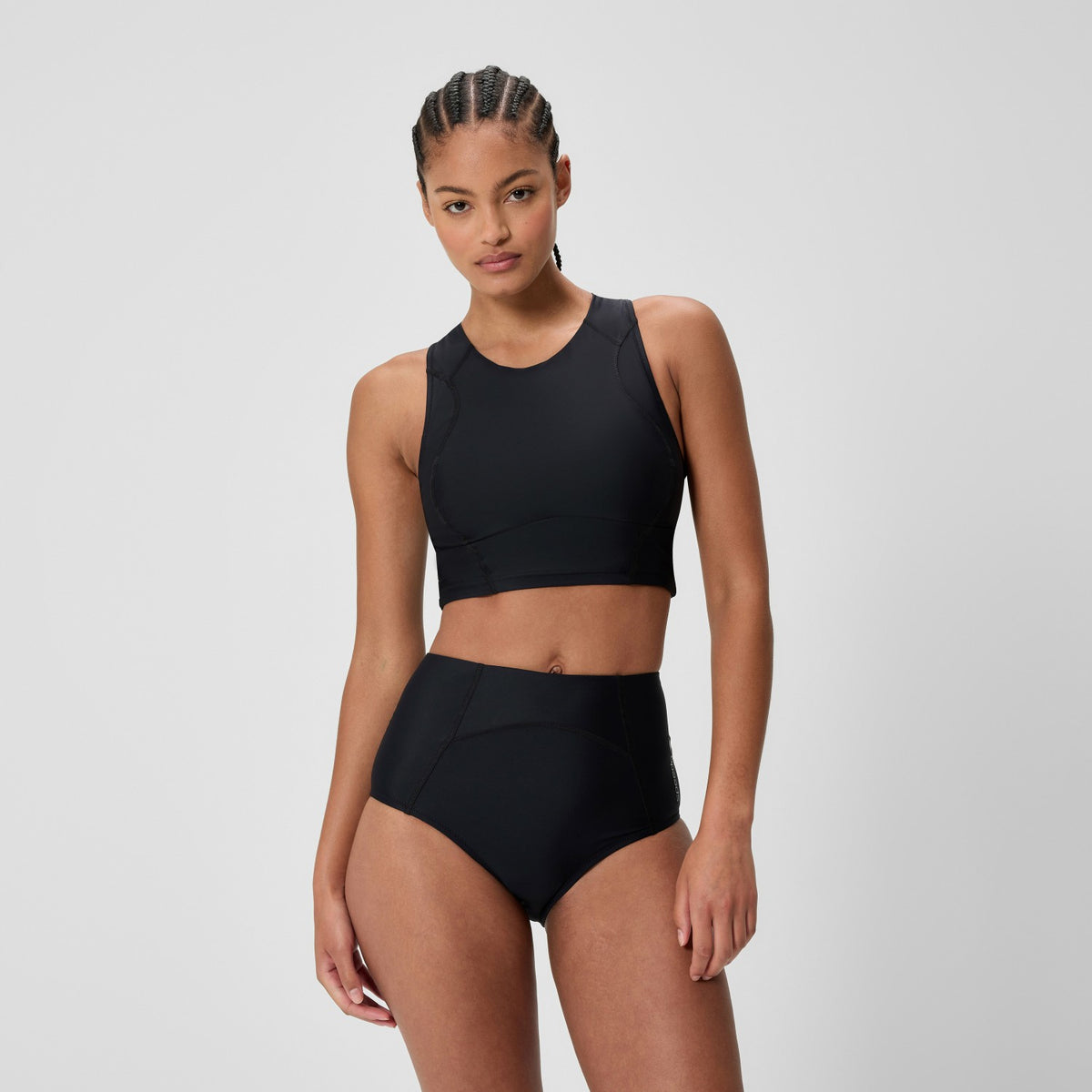 Ocean Flex Crop Top Black | Speedo