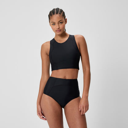 Ocean Flex Crop Top Black | Speedo