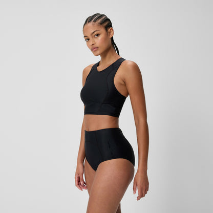 Ocean Flex Crop Top Black | Speedo