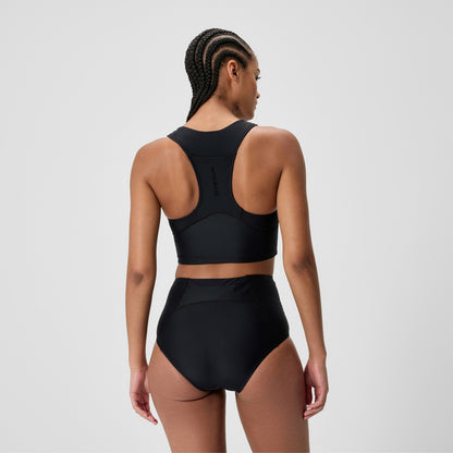 Ocean Flex Crop Top Black | Speedo