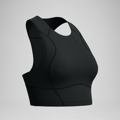 Ocean Flex Crop Top Black | Speedo