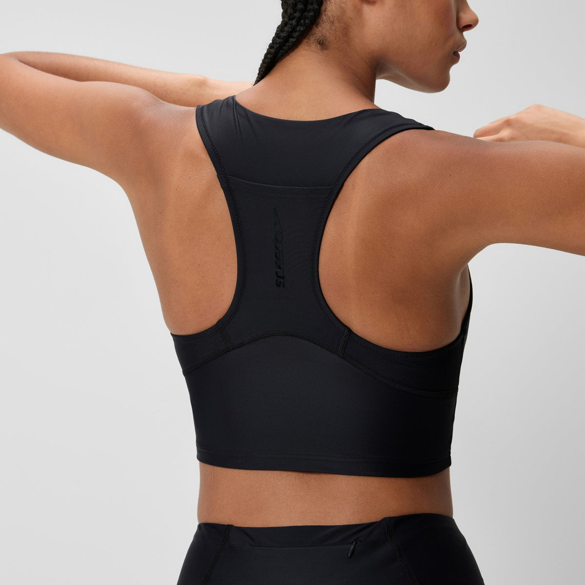 Ocean Flex Crop Top Black | Speedo