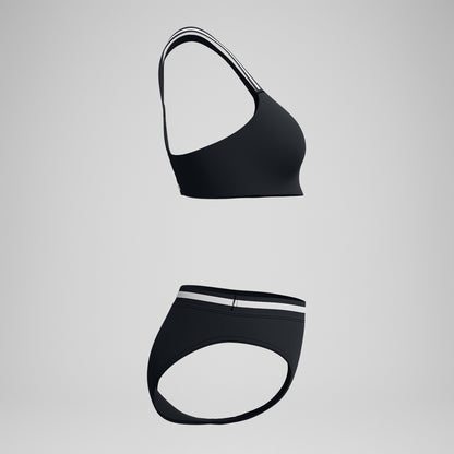 Vanquisher Collection Two Piece Set Black/Grey | Speedo