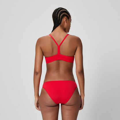 Endurance+ Logo Thinstrap Bikini Set Red | Speedo