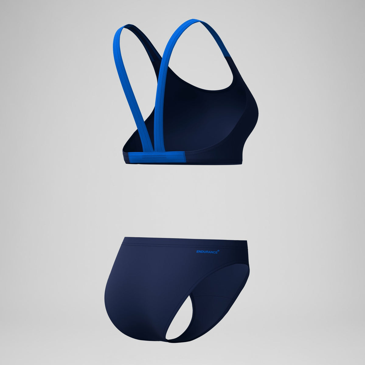 Medley Logo V-Back Bikini Set Navy/Blue | Speedo