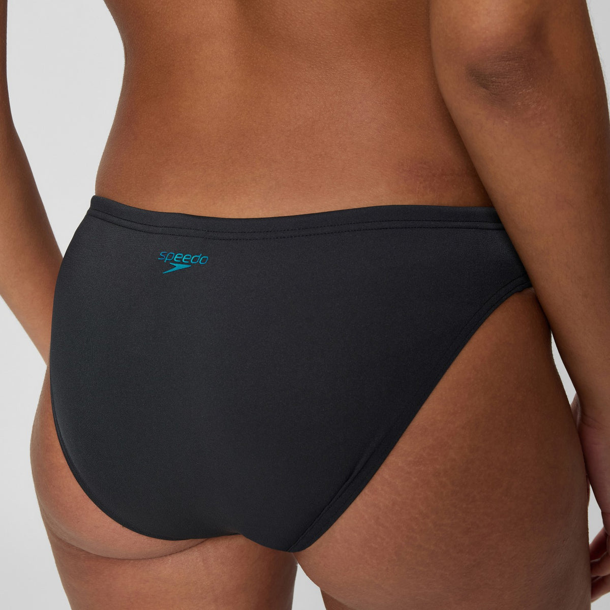 Boom Solid Leaderback Bikini Set Black/Turquoise | Speedo
