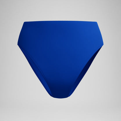 Solid Cheeky High Waist Bottoms Blue | Speedo