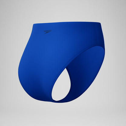 Solid Cheeky High Waist Bottoms Blue | Speedo