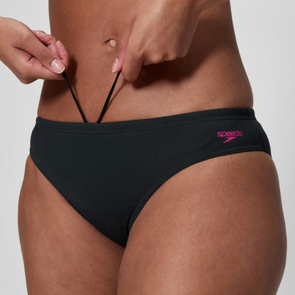 Hyperboom Butterfly Back Bikini Set Black/Pink | Speedo