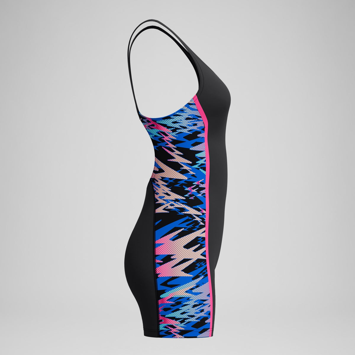 Hyperboom Splice Muscleback Legsuit Black/Pink | Speedo