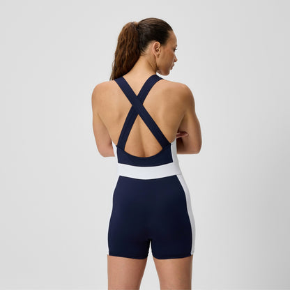 Jetstream Colourblock Legsuit Navy/White | Speedo