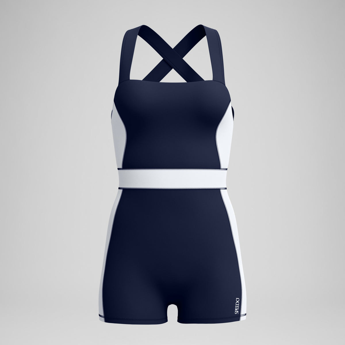 Jetstream Colourblock Legsuit Navy/White | Speedo