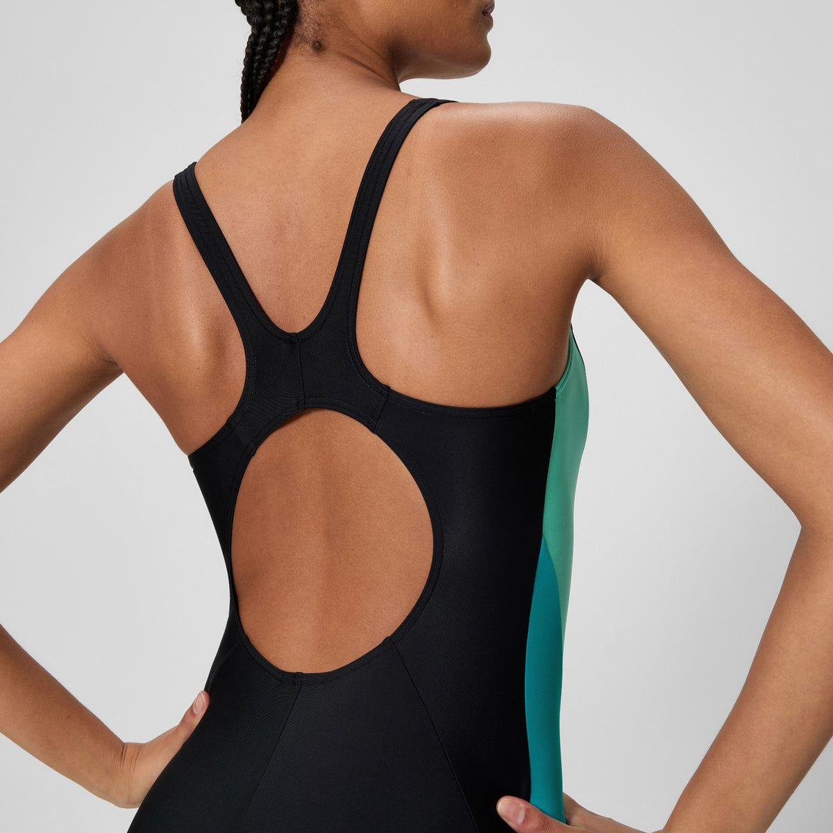 Colorblock Splice 2.0 One Piece Black/Turquoise | Speedo