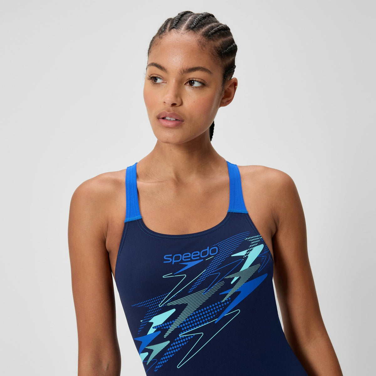 Medley Logo Medalist Swimsuit Navy/Blue | Speedo