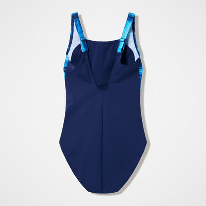 Luna Lustre Printed Swimsuit Navy | Speedo