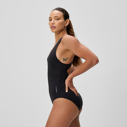 Sculpture Butterfly Back Swimsuit Black | Speedo