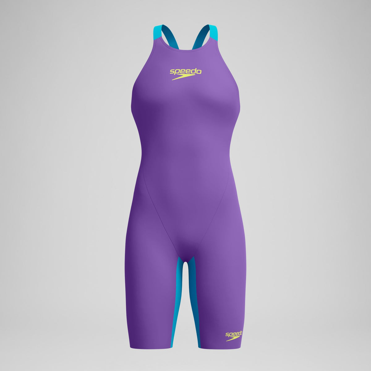 Fastskin LZR Pure Valor 2.0 Closedback Kneeskin Purple/Blue | Speedo