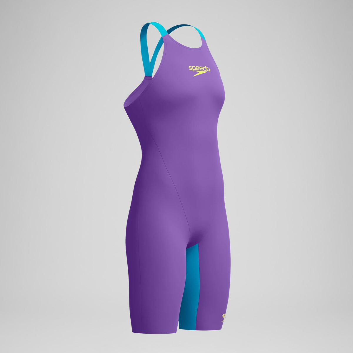 Fastskin LZR Pure Valor 2.0 Closedback Kneeskin Purple/Blue | Speedo