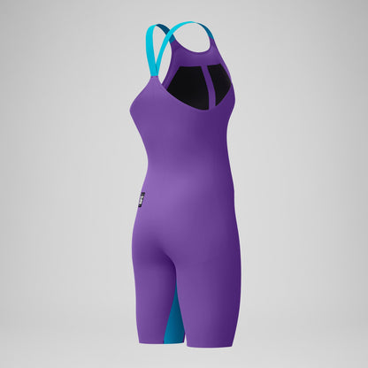 Fastskin LZR Pure Valor 2.0 Closedback Kneeskin Purple/Blue | Speedo
