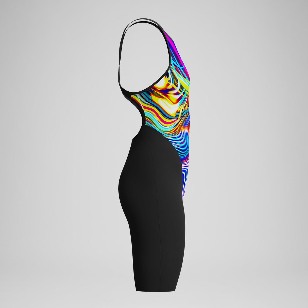Fastskin LZR Pure Valor 2.0 Openback Kneeskin Black/Red | Speedo