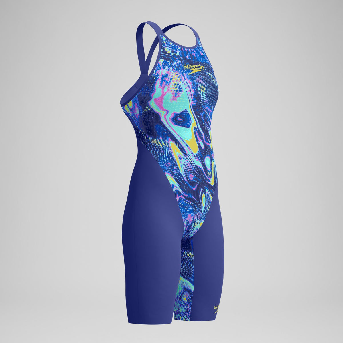 Fastskin LZR Pure Valor 2.0 Openback Kneeskin Blue/Navy | Speedo