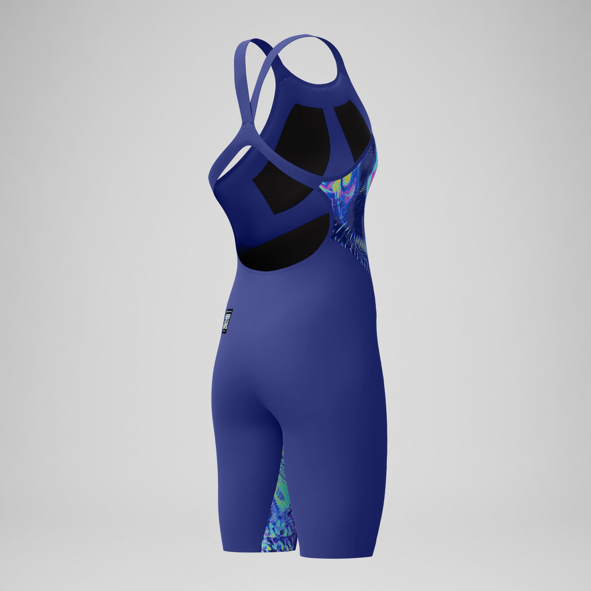 Fastskin LZR Pure Valor 2.0 Openback Kneeskin Blue/Navy | Speedo