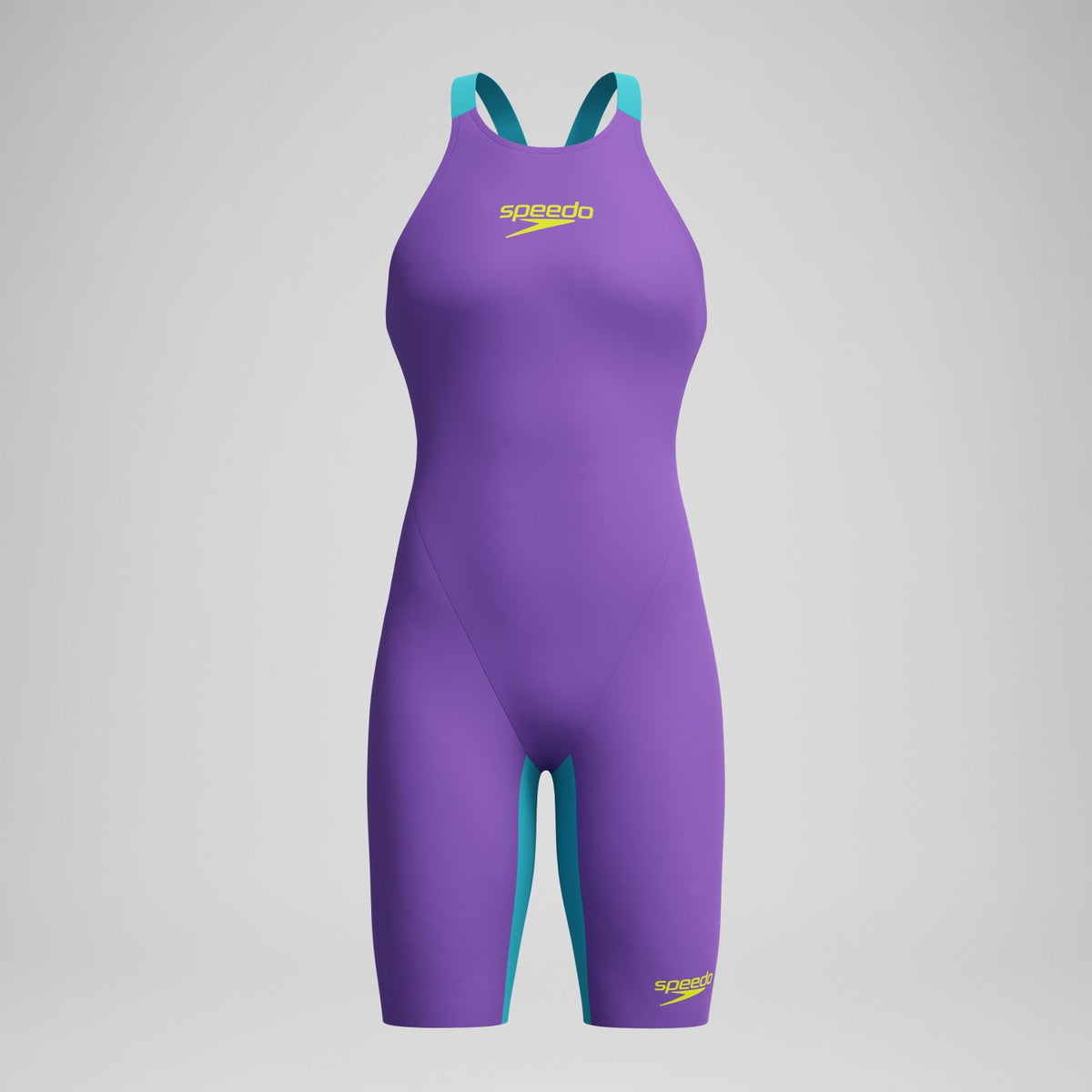 Fastskin LZR Pure Valor 2.0 Openback Kneeskin Purple/Blue | Speedo