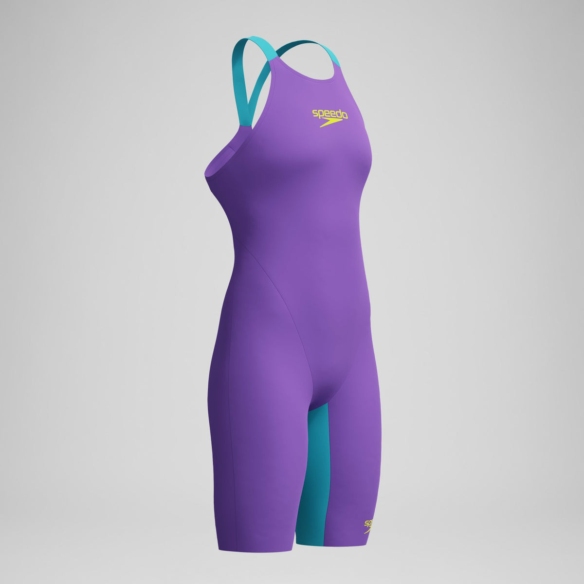 Fastskin LZR Pure Valor 2.0 Openback Kneeskin Purple/Blue | Speedo