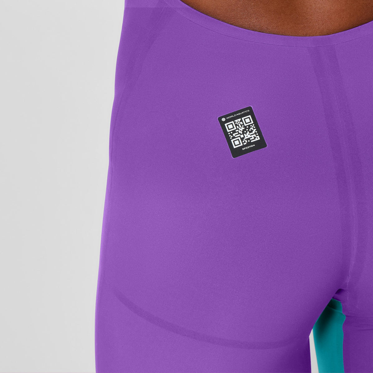 Fastskin LZR Pure Valor 2.0 Openback Kneeskin Purple/Blue | Speedo