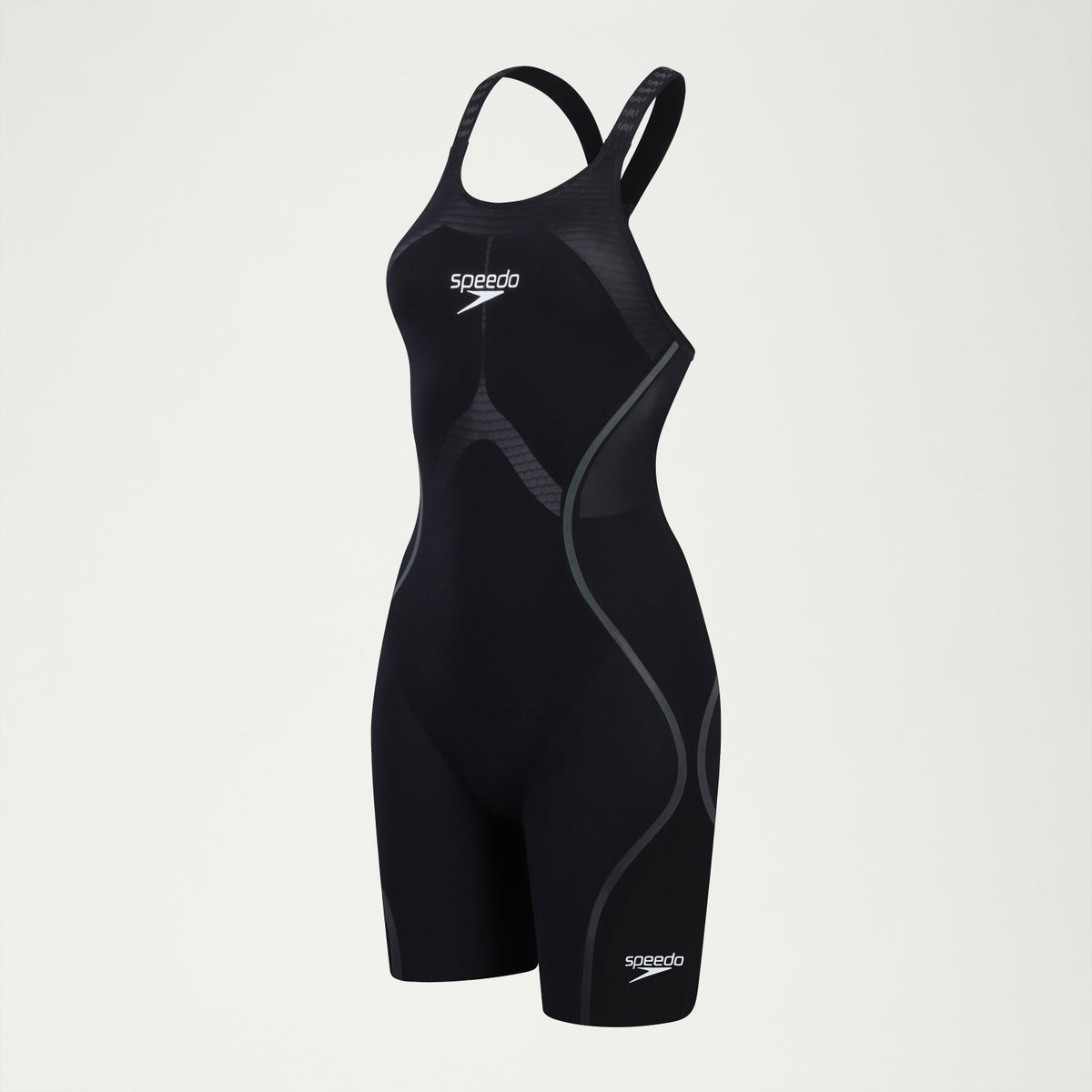 Fastskin LZR Pure Intent 2.0 Openback Kneeskin Black/Iridescen | Speedo