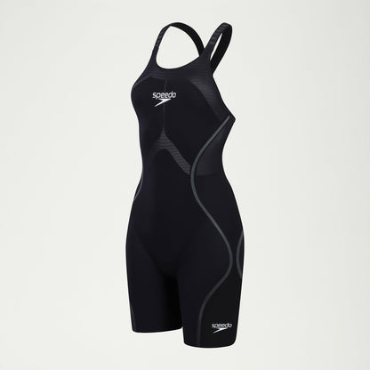 Fastskin LZR Pure Intent 2.0 Openback Kneeskin Black/Iridescen | Speedo