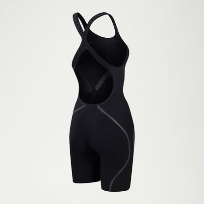 Fastskin LZR Pure Intent 2.0 Openback Kneeskin Black/Iridescen | Speedo