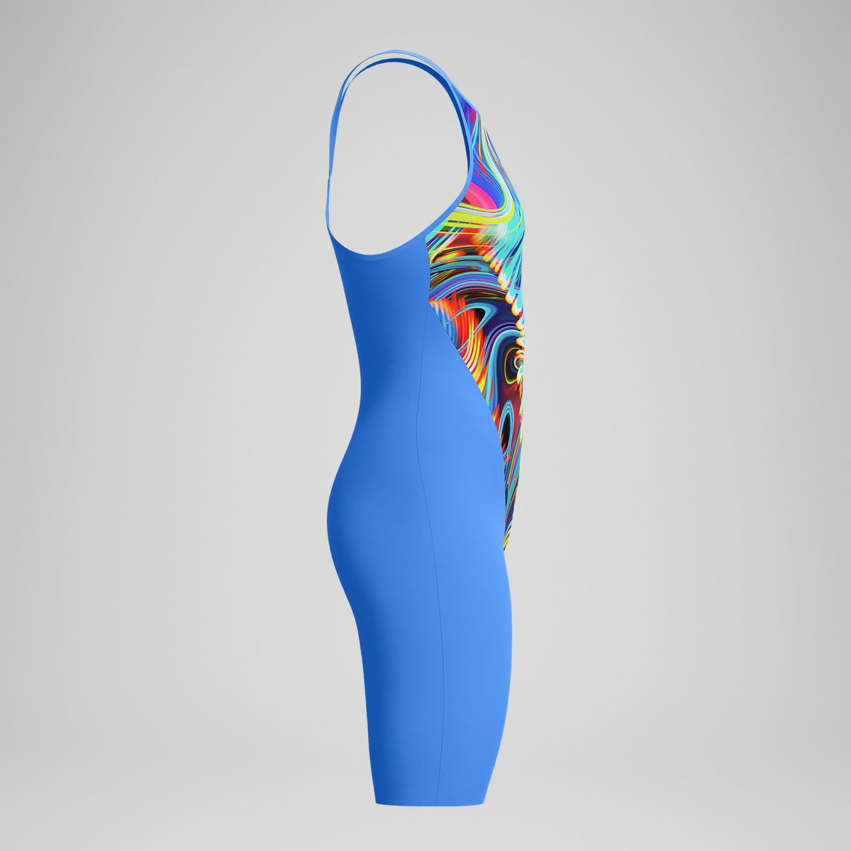 Fastskin LZR Pure Valor 2.0 Closedback Kneeskin Blue/Pink | Speedo
