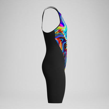 Fastskin LZR Pure Valor 2.0 Closedback Kneeskin Black/Red | Speedo