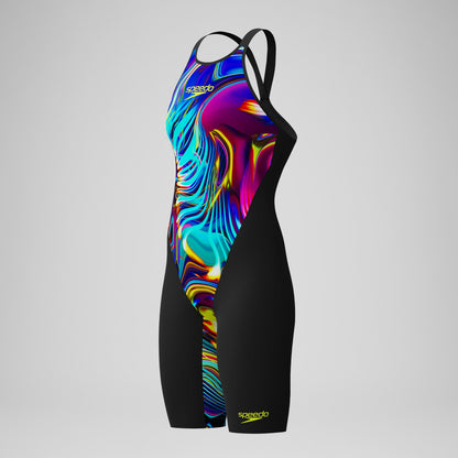 Fastskin LZR Pure Valor 2.0 Closedback Kneeskin Black/Red | Speedo